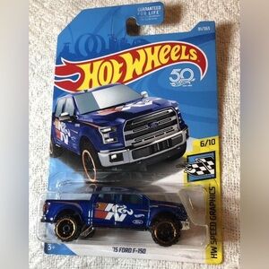 Hot Wheels '15 Ford F-150 HW Speed Graphics 81/365 6/10 50th Anniversary  K&N